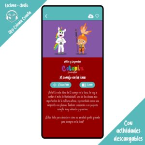 Colorin cuenta El conejo en la luna