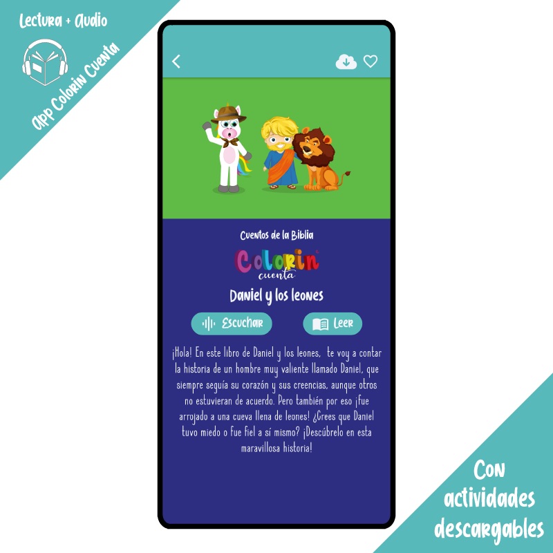Colorin cuenta Daniel y los leones