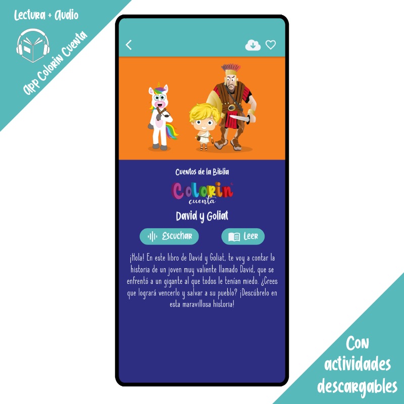 Colorin cuenta David y Goliat