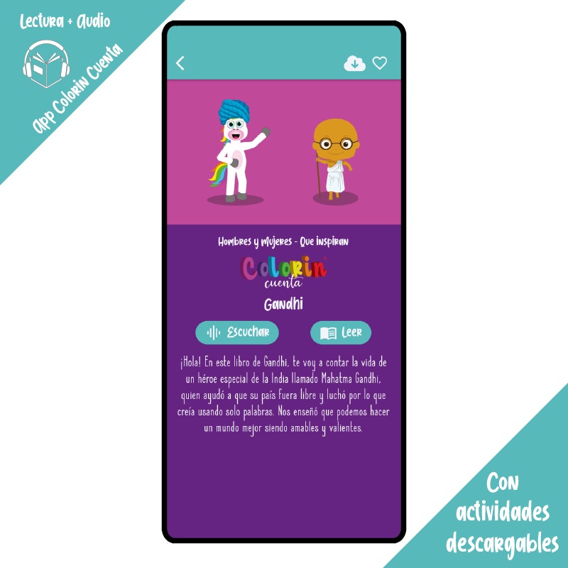 Colorin cuenta Gandhi