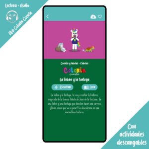 Colorin cuenta La liebre y la tortuga