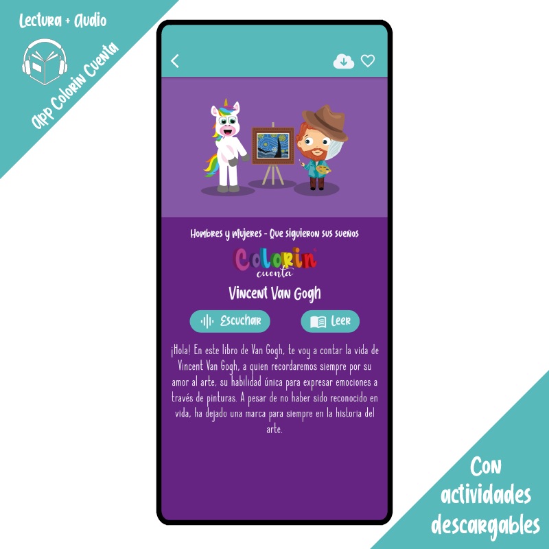 Colorin cuenta Vincent Van Gogh