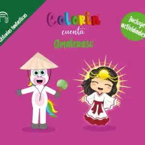 Colorin cuenta Amaterasu para niños
