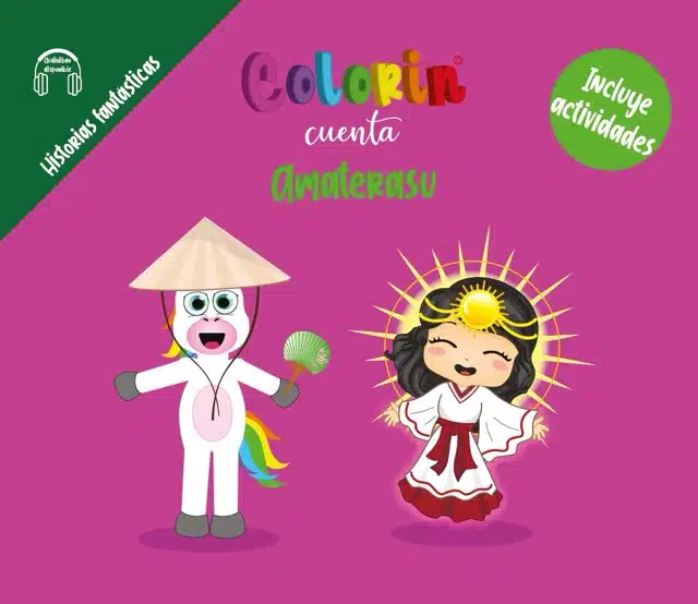 Colorin cuenta Amaterasu para niños