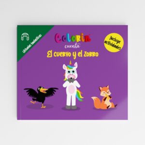Colorin cuenta el cuervo y el zorro