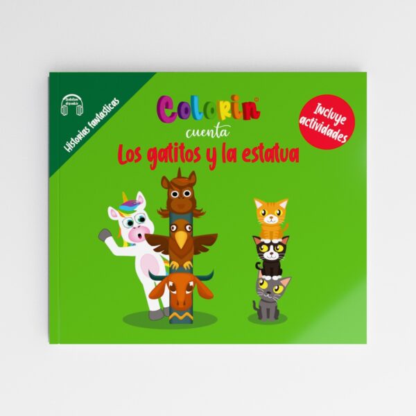 Colorin cuenta Los gatitos y la estatua