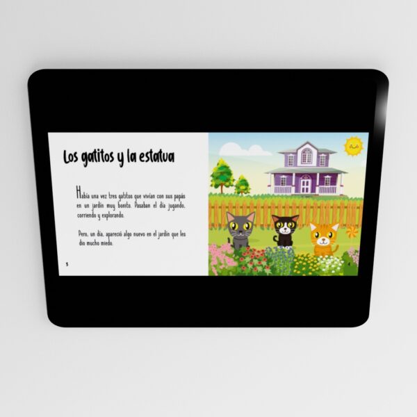Colorin cuenta Los gatitos y la estatua