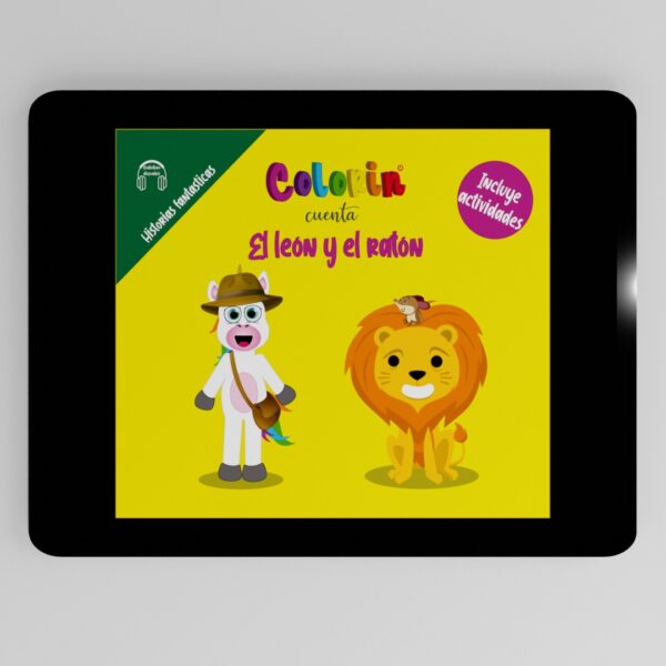 Colorin cuenta El león y el ratón