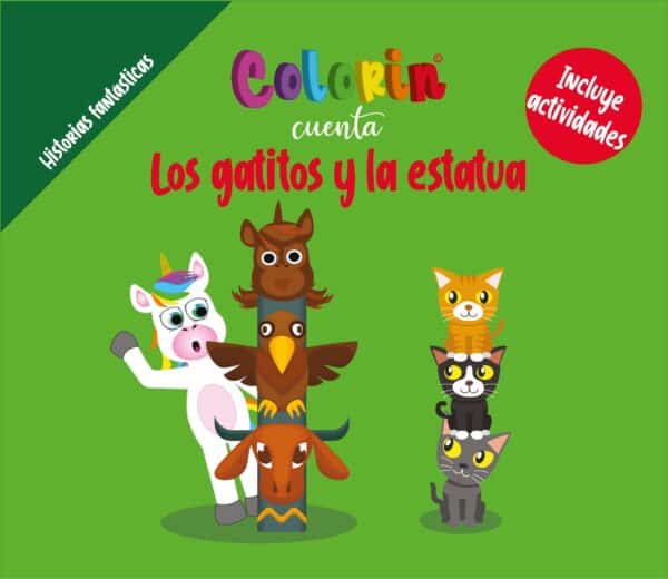 Colorin cuenta Los gatitos y la estatua