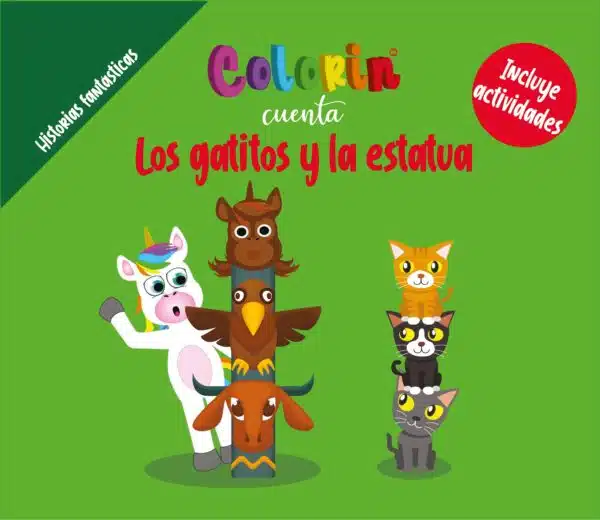 Colorin cuenta Los gatitos y la estatua