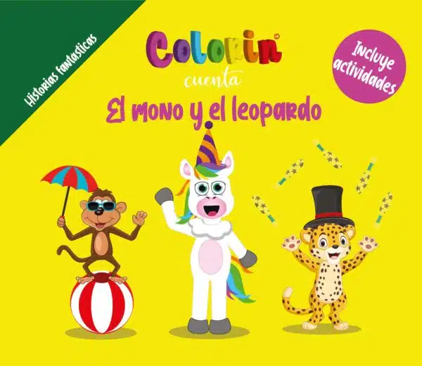 Colorin cuenta El mono y el leopardo