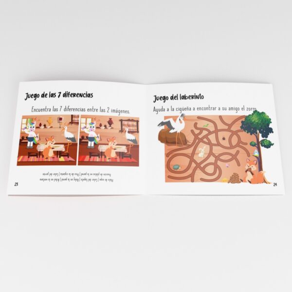 Colorin cuenta El zorro y la cigüeña