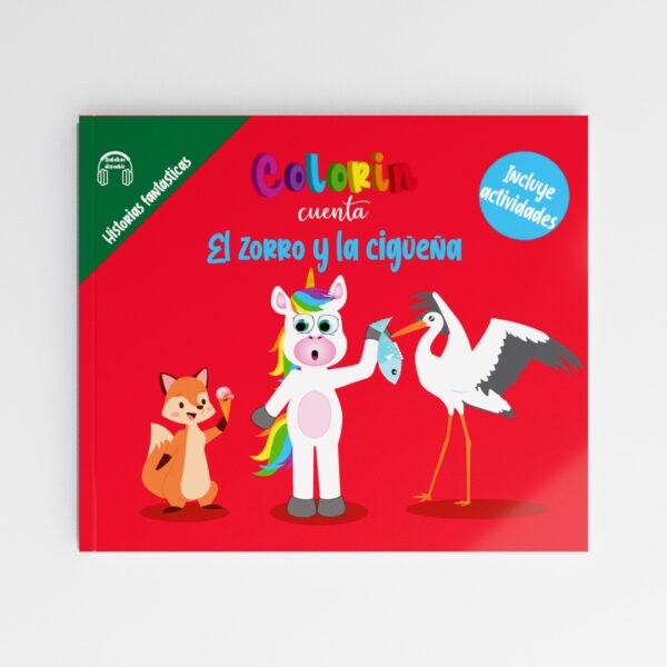 Colorin cuenta El zorro y la cigüeña