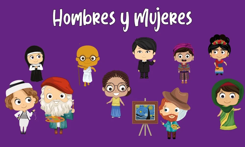 Colorin cuenta Hombres y Mujeres
