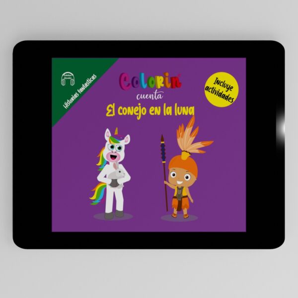 Colorin cuenta El conejo en la luna