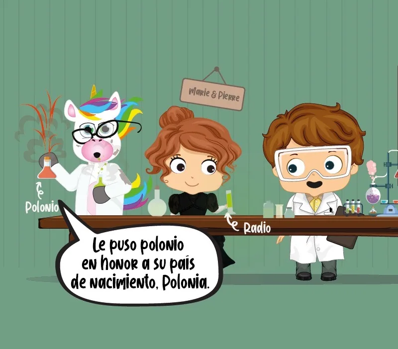 Colorin cuenta Marie Curie para niños