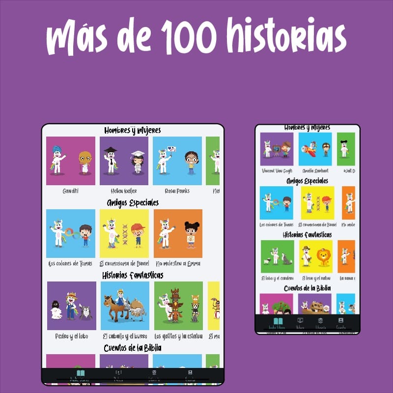 Más de 100 historias en Colorin Cuenta
