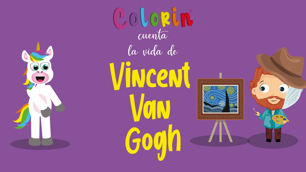 Colorin cuenta Vincent Van Gogh para niños