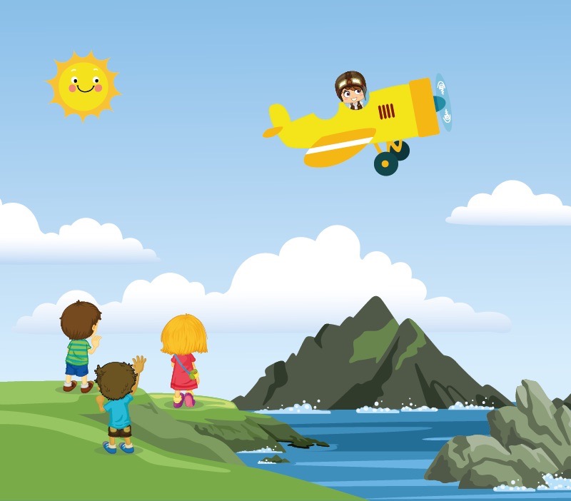 Colorin cuenta Amelia Earhart para niños