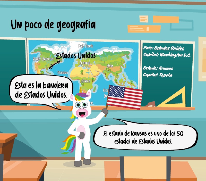 Geografía de Amelia Earhart para niños