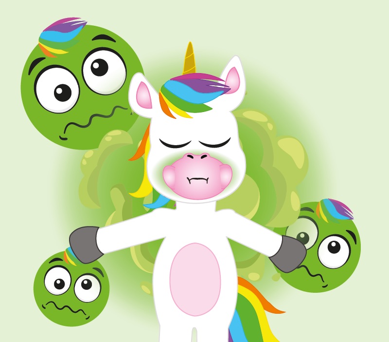 El color de las emociones: El asco para niños