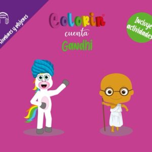 Colorin cuenta Mahatma Gandhi para niños