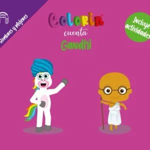 Colorin cuenta Mahatma Gandhi para niños