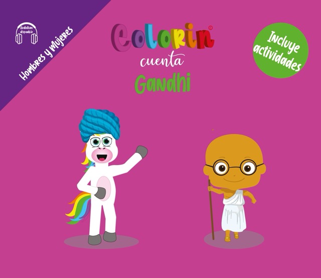 Colorin cuenta Mahatma Gandhi para niños
