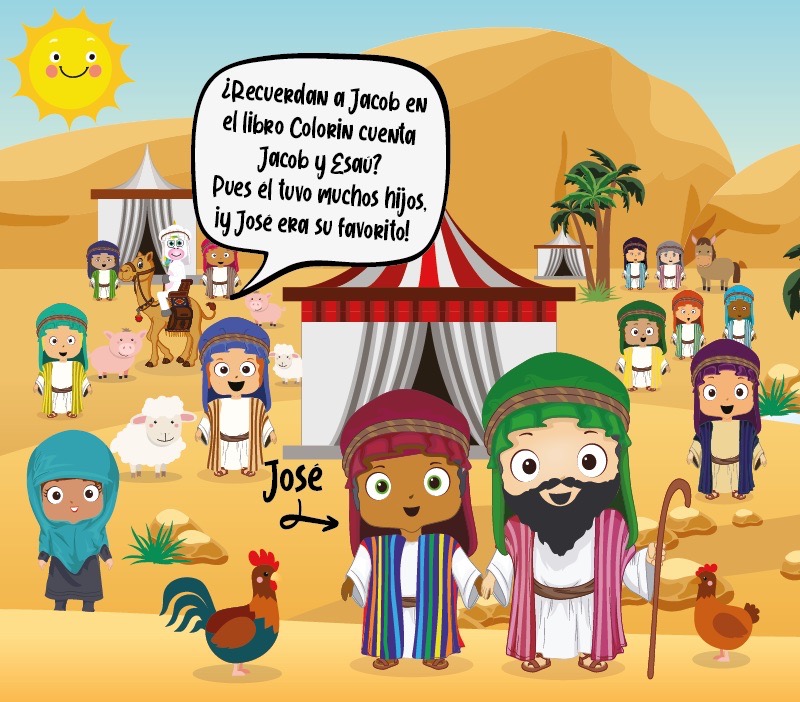 Colorin cuenta José el soñador para niños