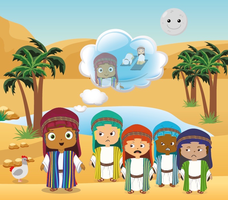 Colorin cuenta José el soñador para niños