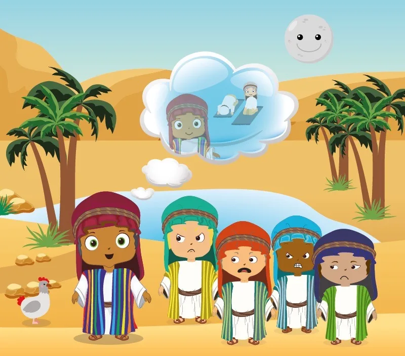 Colorin cuenta José el soñador para niños