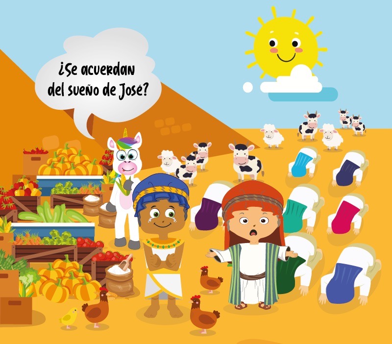 Colorin cuenta José el soñador para niños