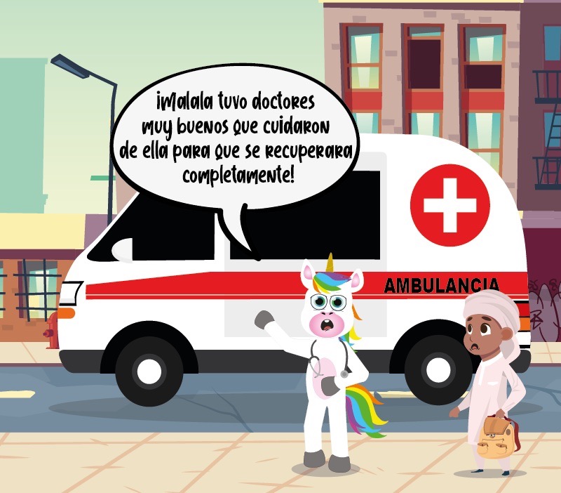 Colorin cuenta Malala para niños