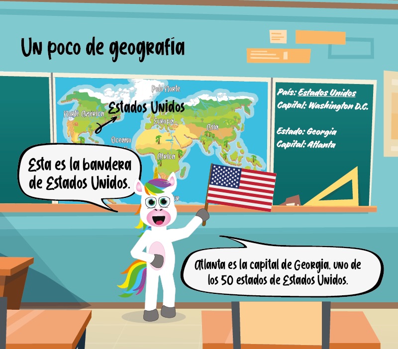 Geografía de Martin Luther King para niños