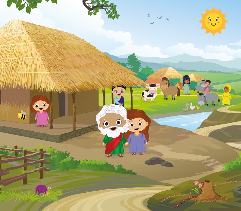 Colorin cuenta El arca de Noé para niños