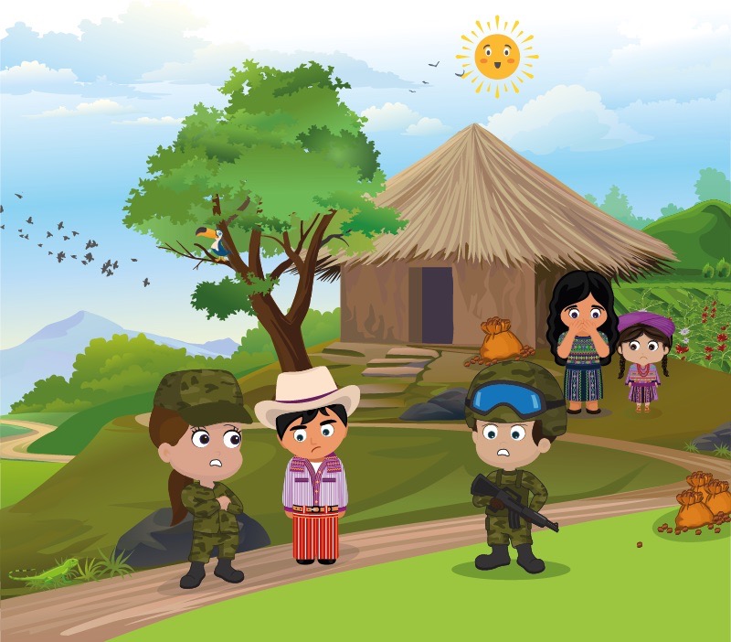 Colorin cuenta Rigoberta Menchú para niños