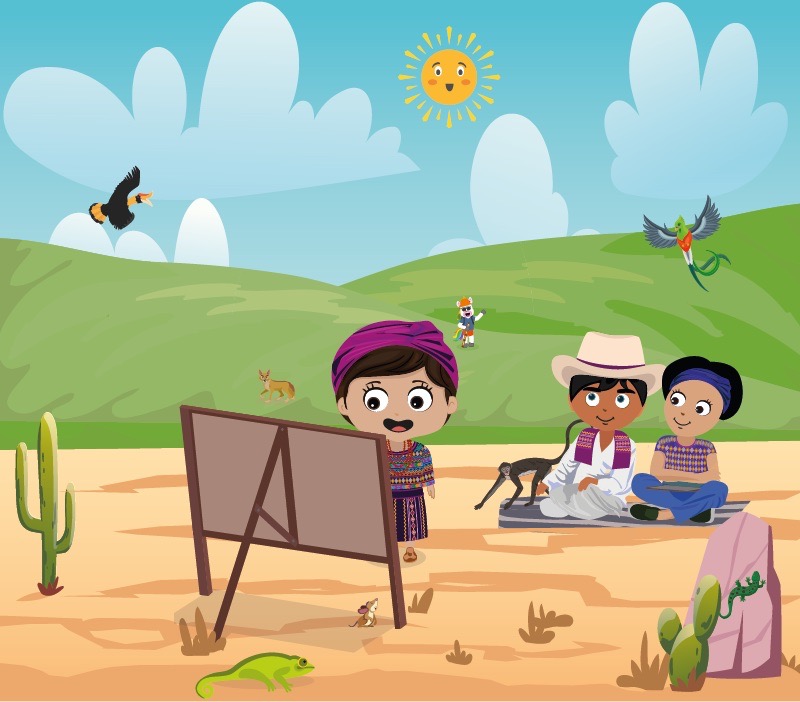 Colorin cuenta Rigoberta Menchú para niños