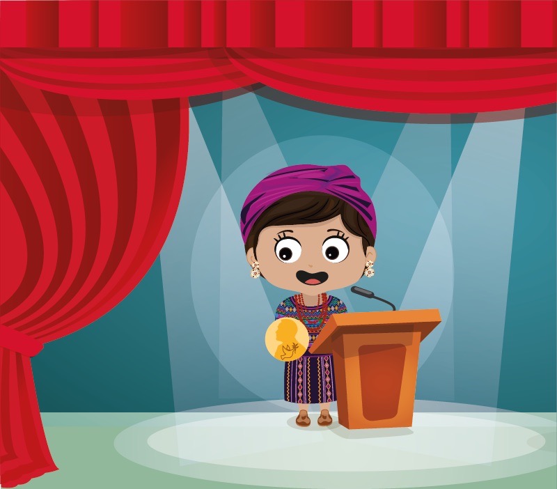 Colorin cuenta Rigoberta Menchú para niños