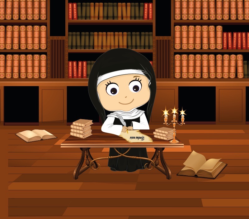 Colorin cuenta Sor Juana Inés de la Cruz para niños