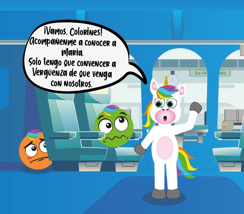 El color de las emociones: La vergüenza para niños