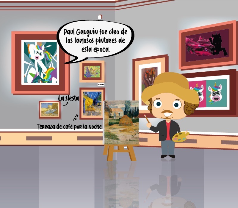 Colorin cuenta Vincent Van Gogh para niños