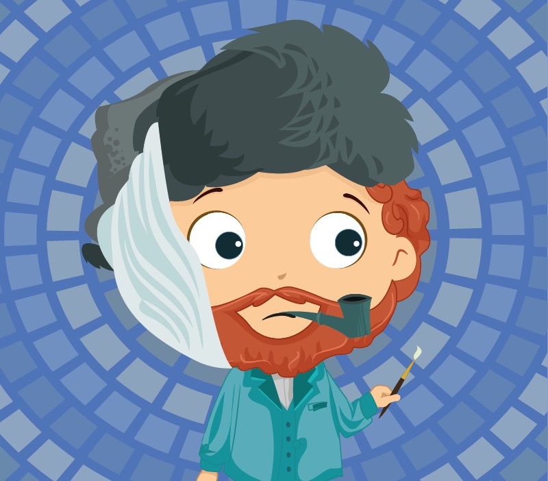 Colorin cuenta Vincent Van Gogh para niños