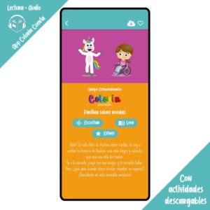 Colorin cuenta Paulina sobre ruedas