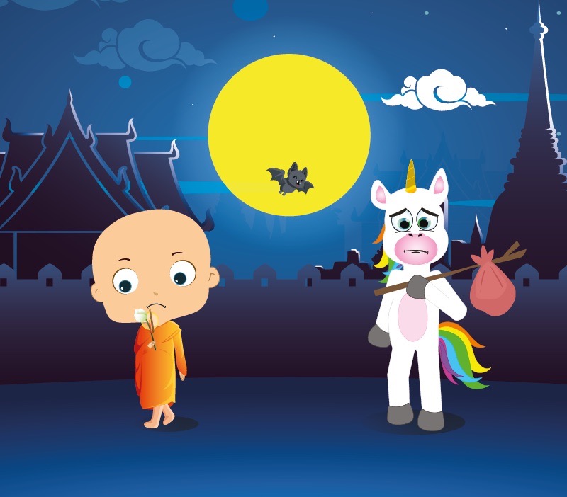 Colorin cuenta Buda para niños