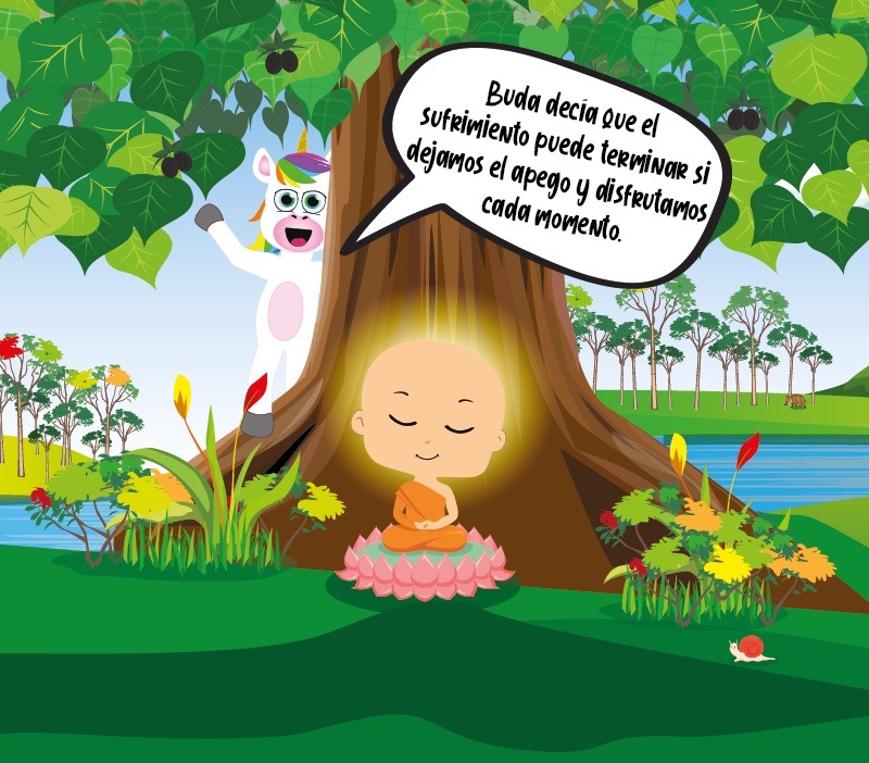 Colorin cuenta Buda para niños