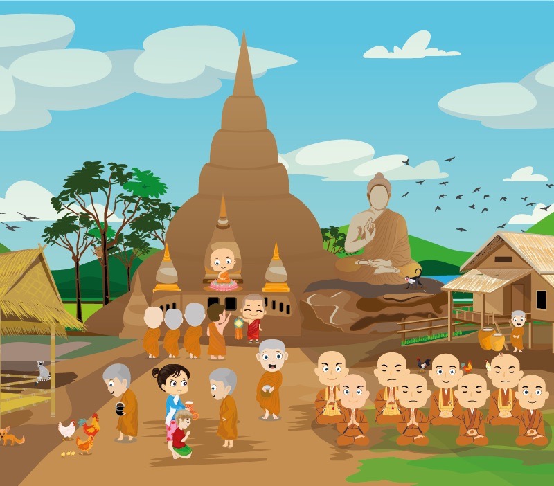 Colorin cuenta Buda para niños