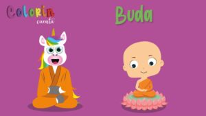 Colorin cuenta Buda para niños