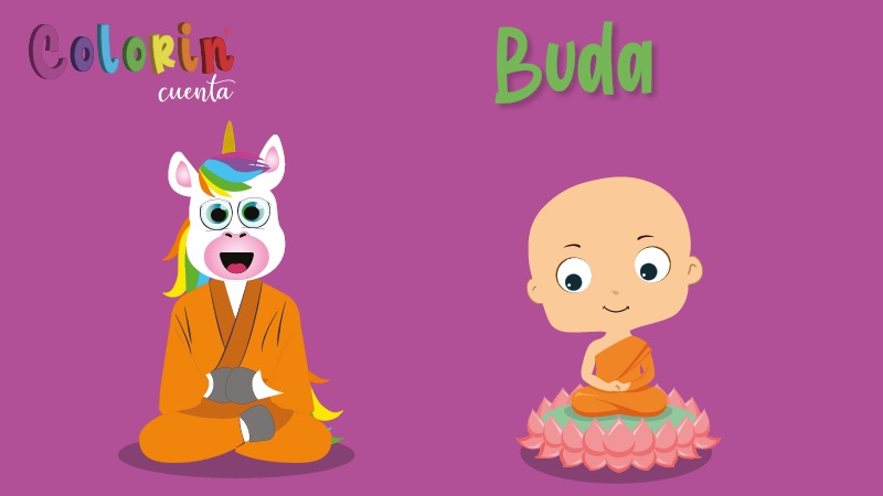 Colorin cuenta Buda para niños