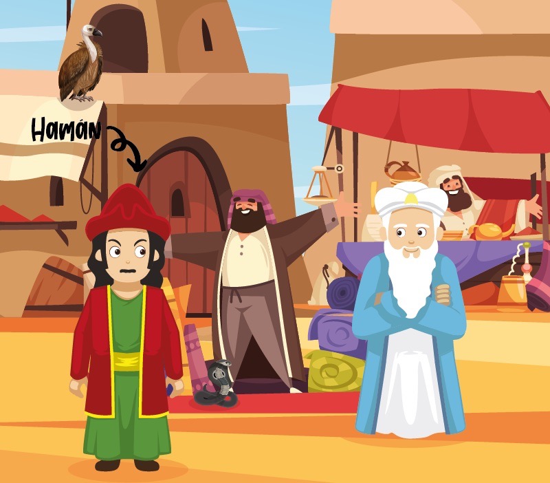 Colorin cuenta La reina Ester para niños