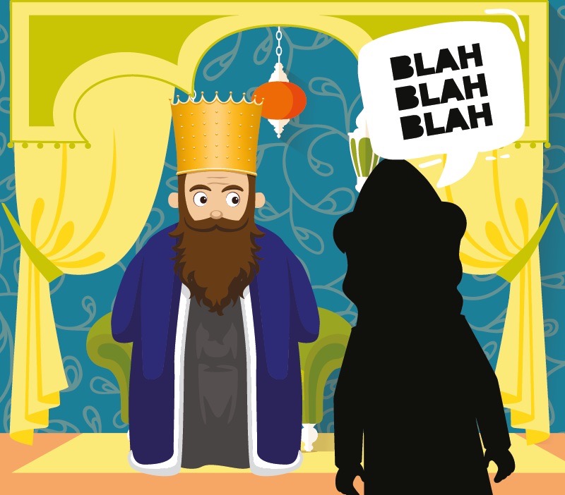 Colorin cuenta La reina Ester para niños